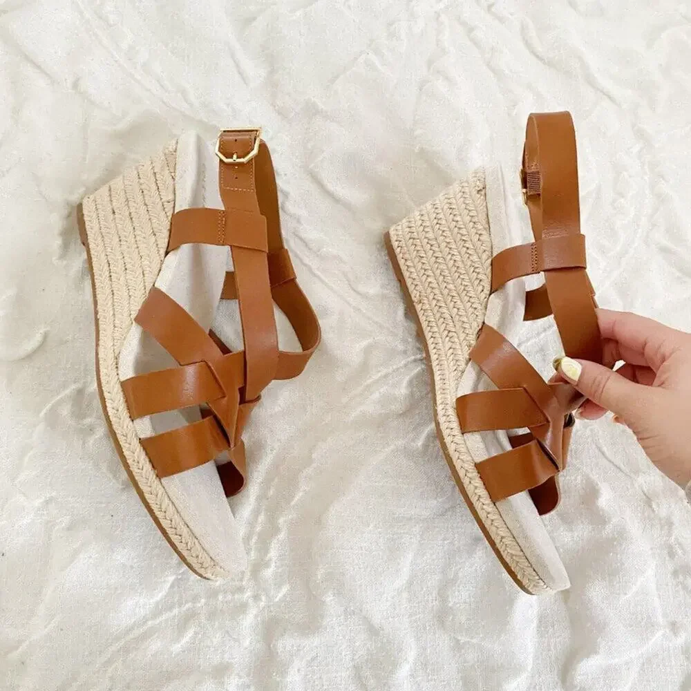 Cole Haan Crystal Wedge Sandald New